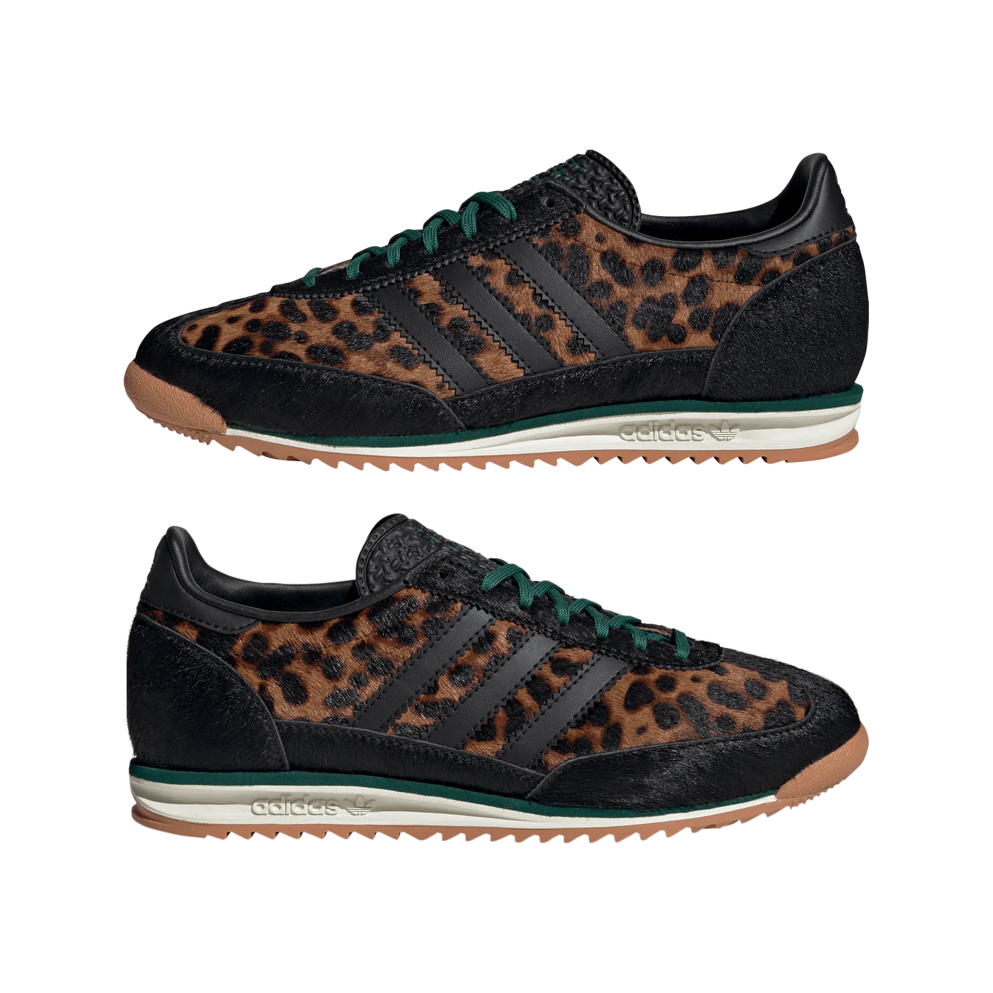 adidas SL 72 OG Leopard Print Collegiate Green (Women's) - Image 2