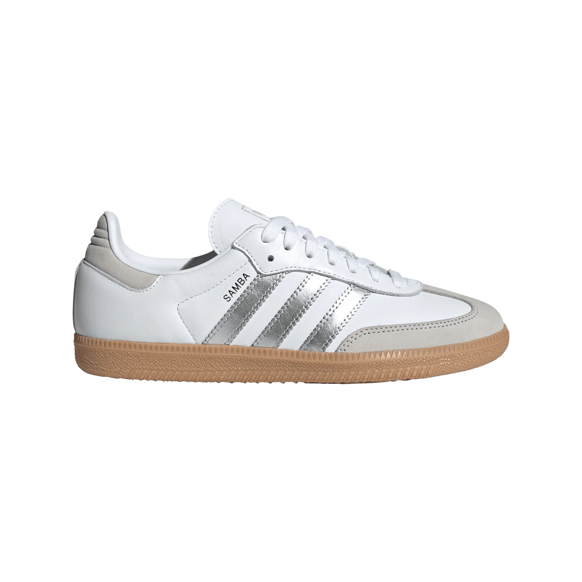 adidas Samba OG White Silver Metallic Grey (Women's)