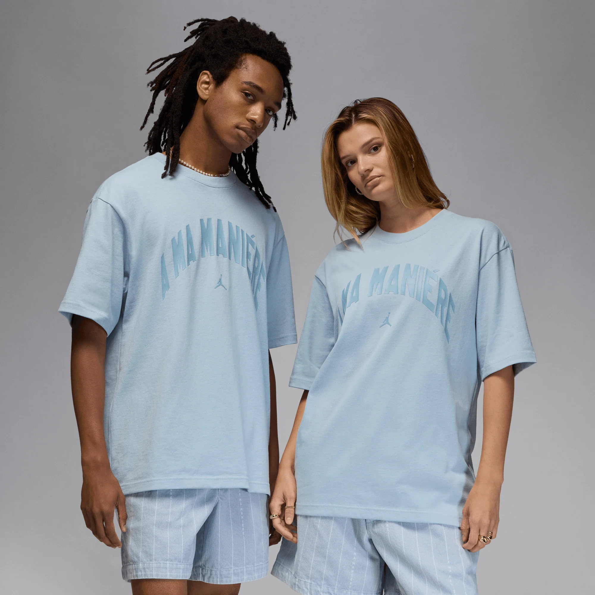 Air Jordan x A Ma Maniére Tee 'Light Armory Blue'