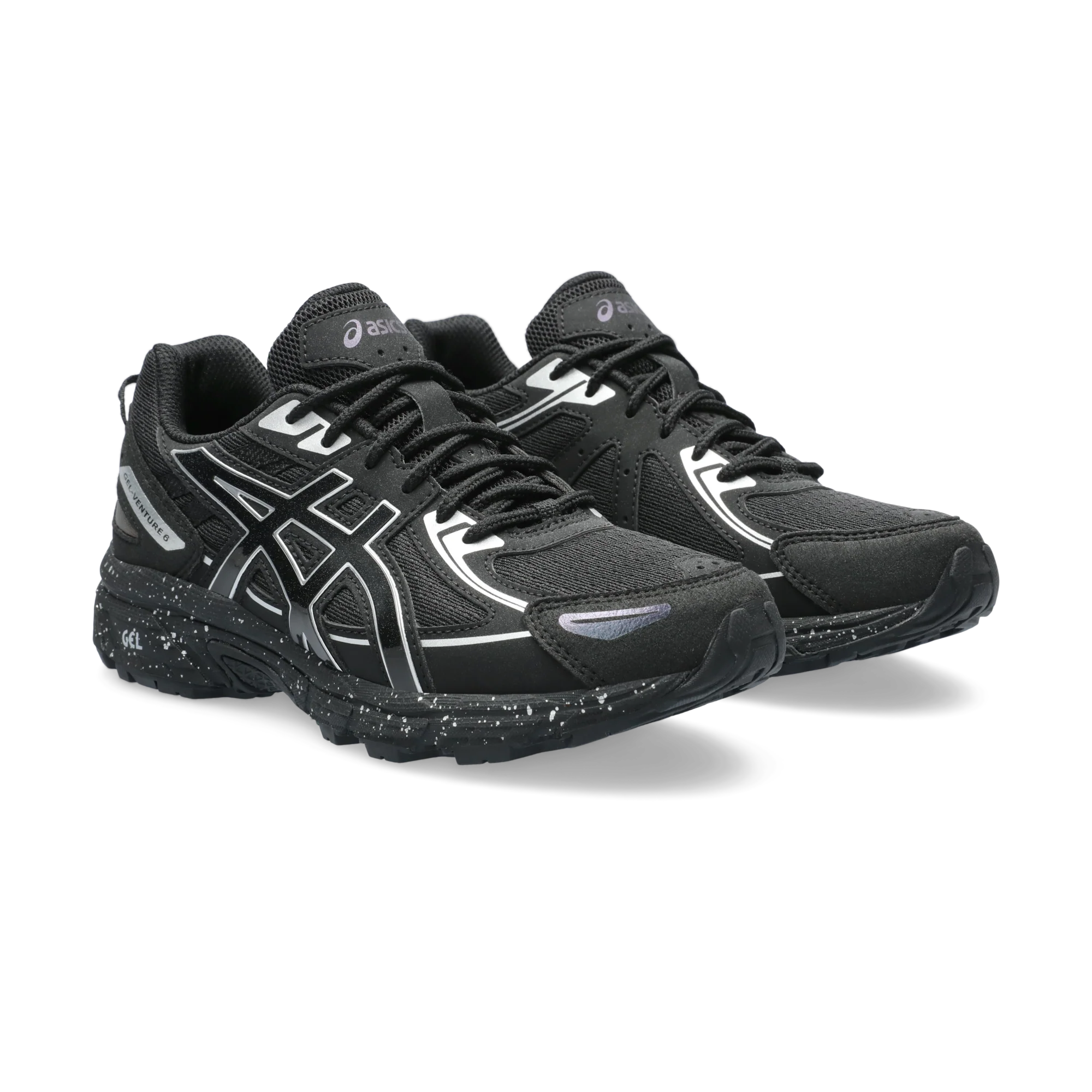 ASICS Gel-Venture 6 Black Pure Silver (GS) - Image 2