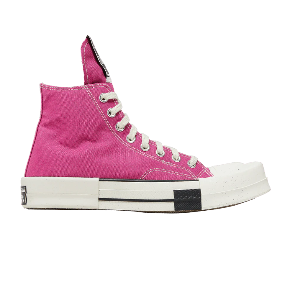 Converse TURBODRK Laceless Chuck Taylor All Star 70 Hi Rick Owens DRKSHDW Cactus Flower Pink