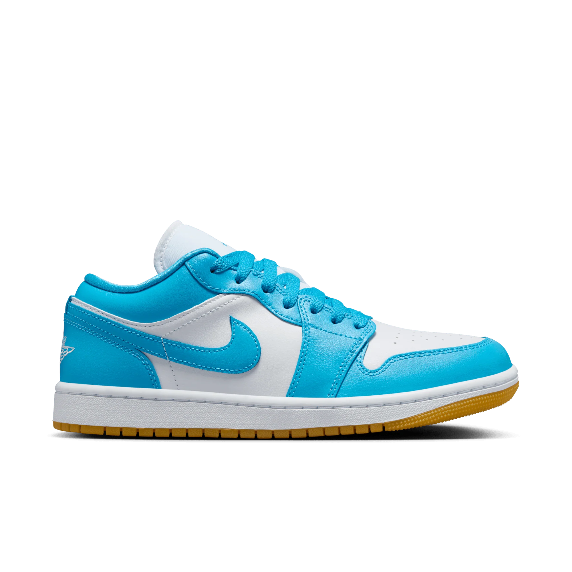 Jordan 1 Low White Gum Light Brown Dark Powder Blue (Women's)