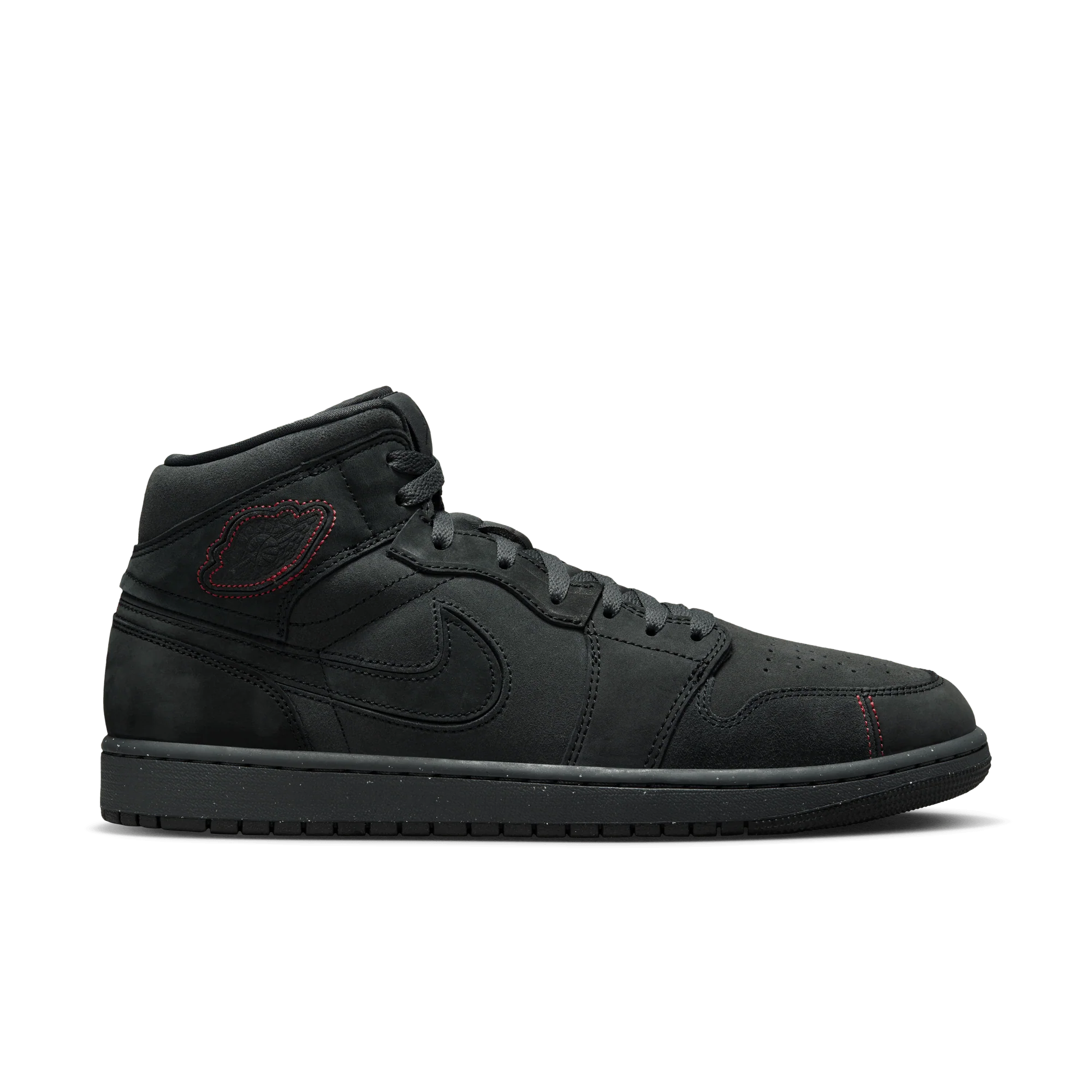 Jordan 1 Mid SE Craft Dark Smoke Red