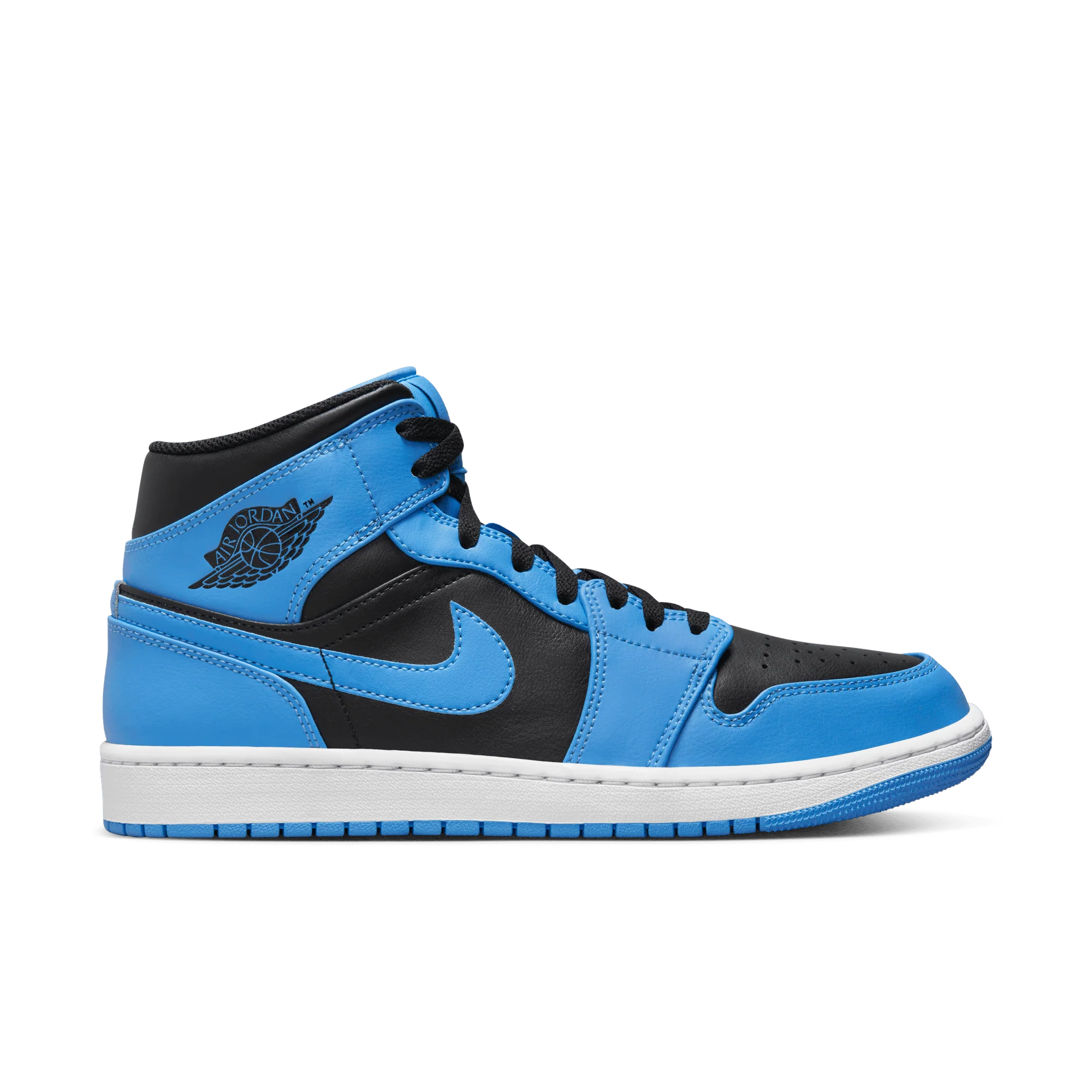 Jordan 1 Mid University Blue Black