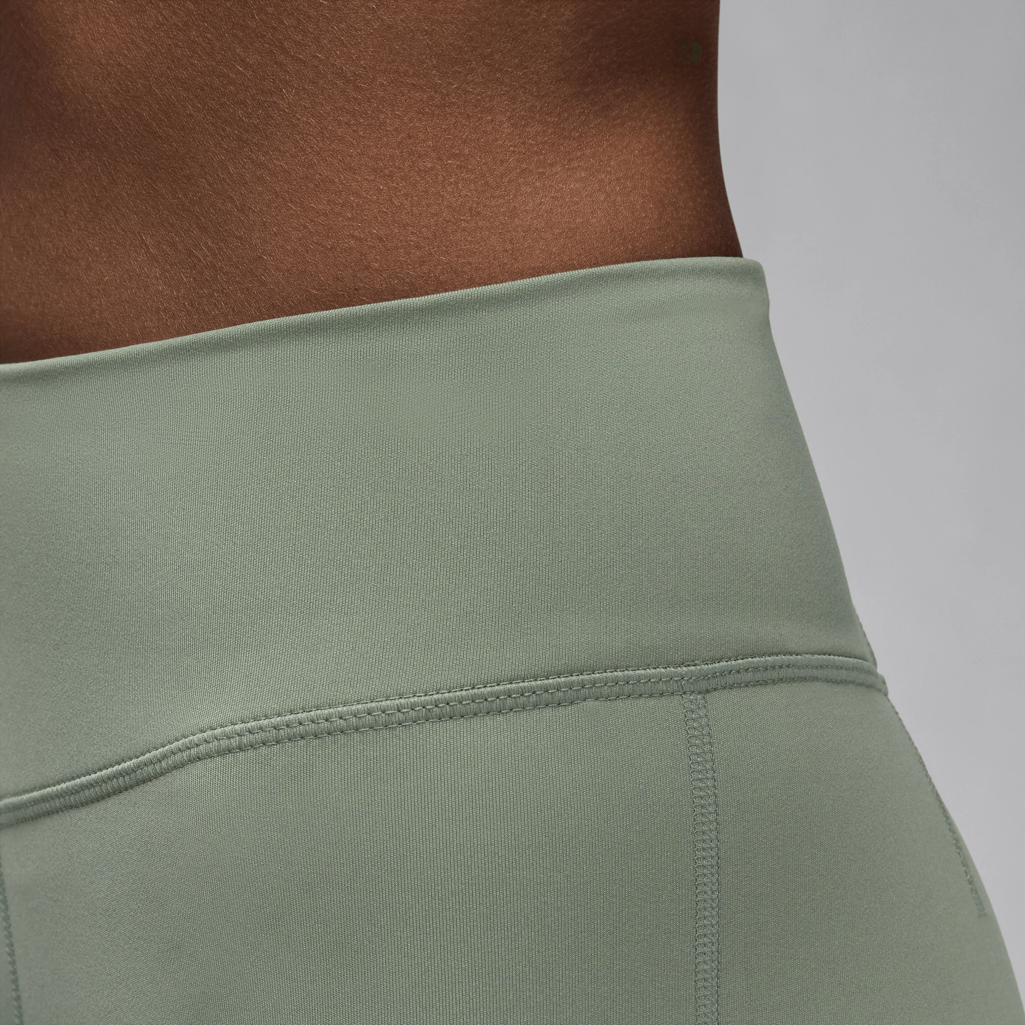 Jordan Sport Women's High-Waisted 7" Bike Shorts Jade Smoke/White - Image 4