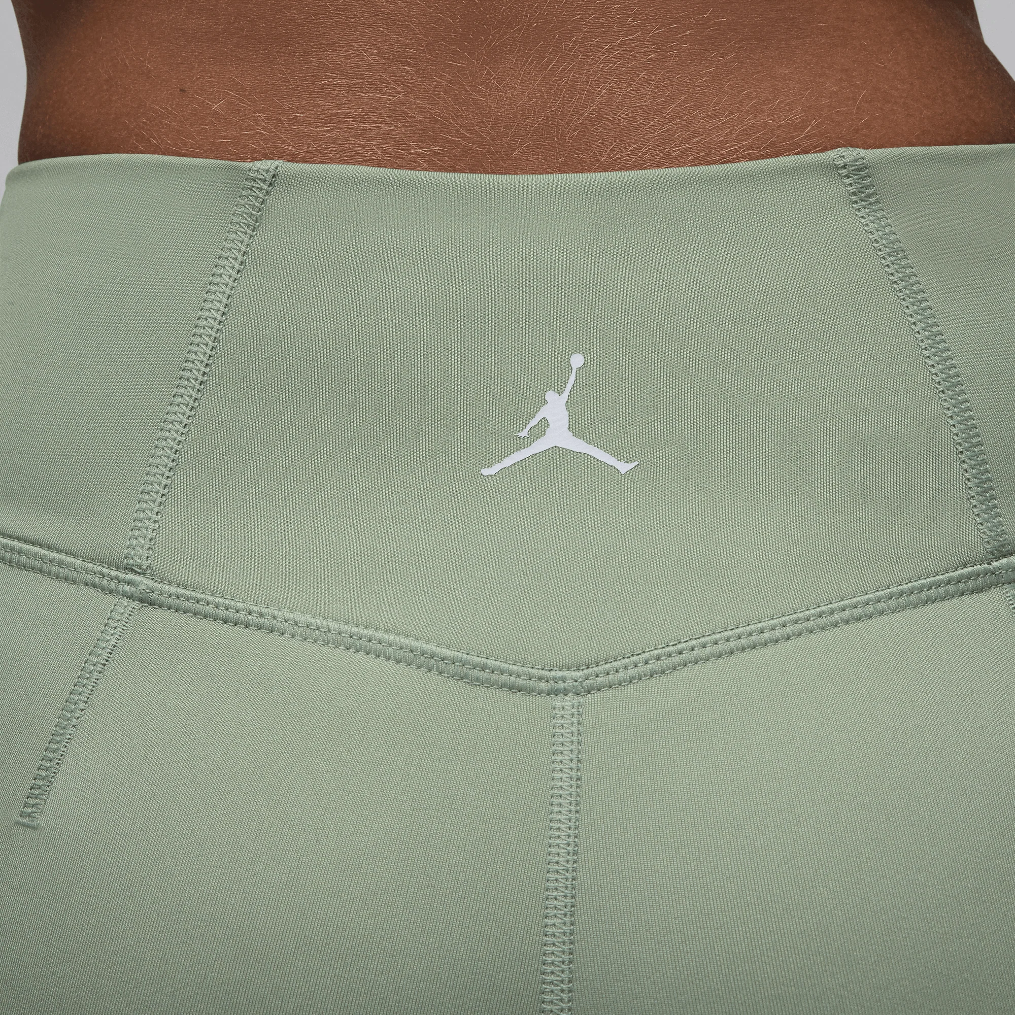 Jordan Sport Women's High-Waisted 7" Bike Shorts Jade Smoke/White - Image 5
