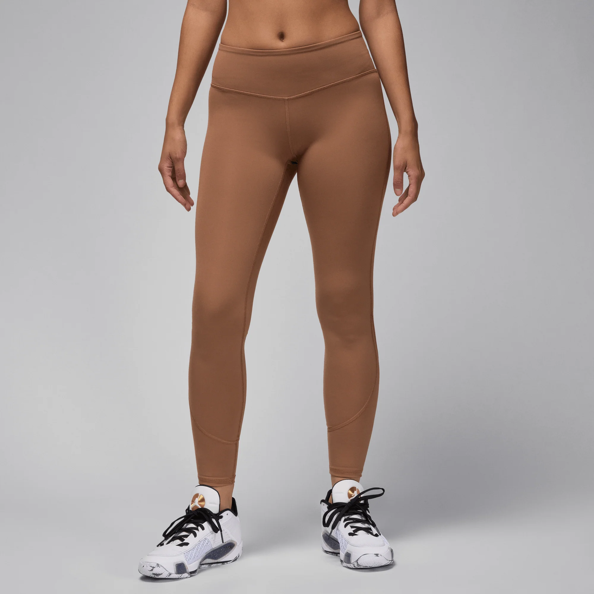 Jordan Sport Women's Leggings Archaeo Brown/White