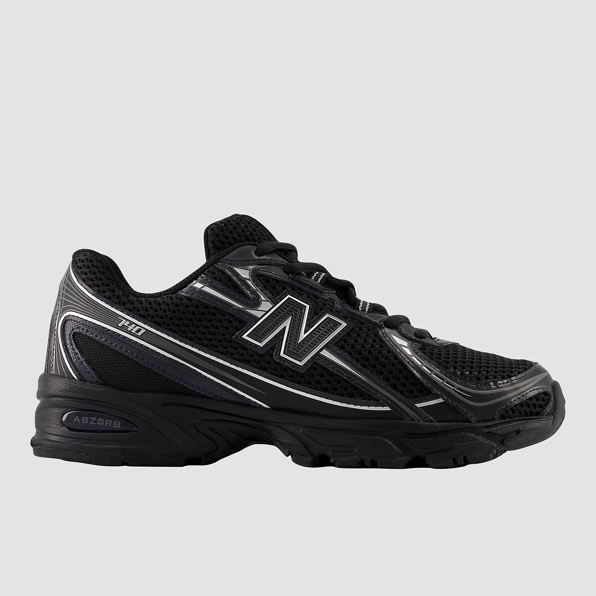 New Balance 740v2 Black Grey Silver