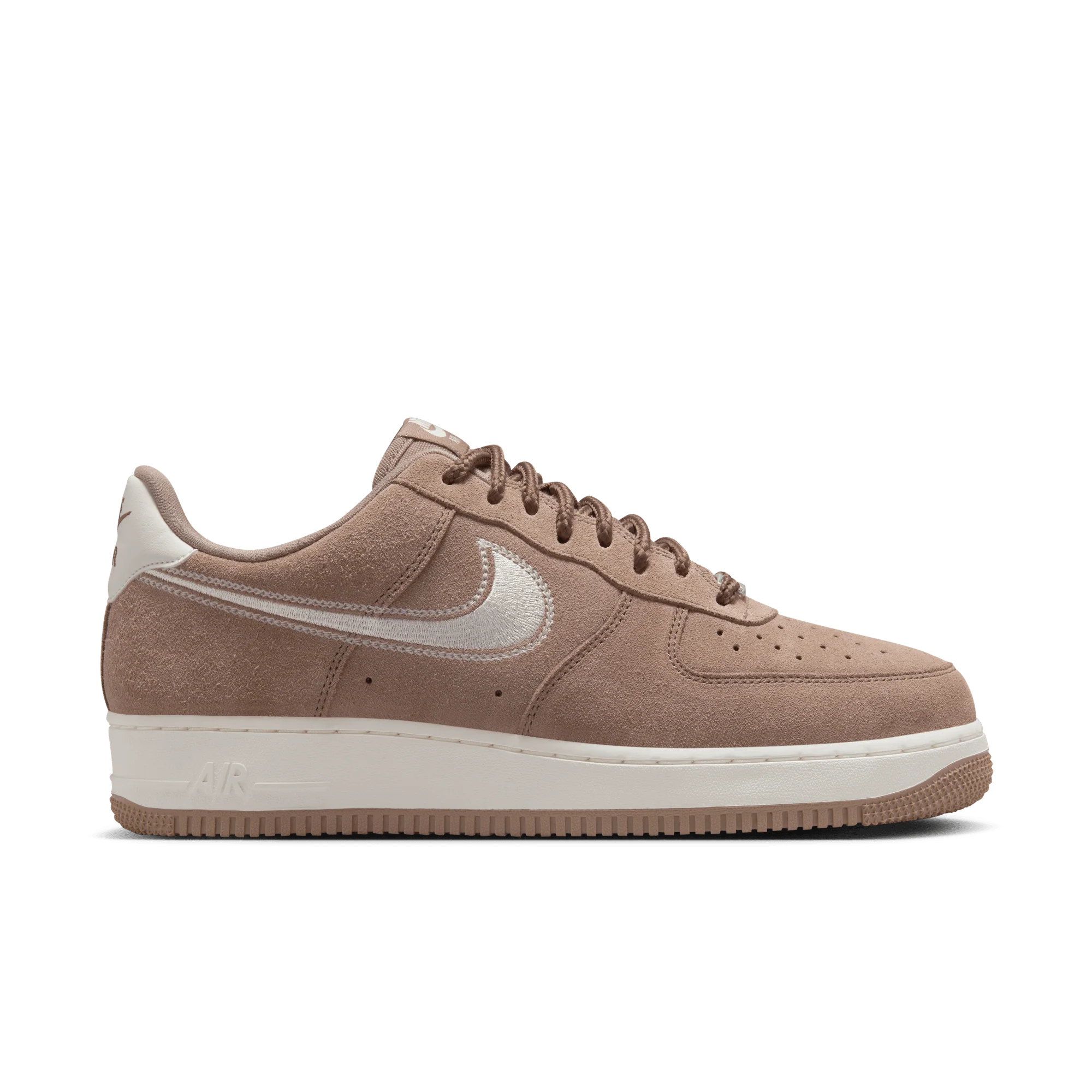 Nike Air Force 1 Low '07 LV8 Mink Brown Embroidered Swoosh