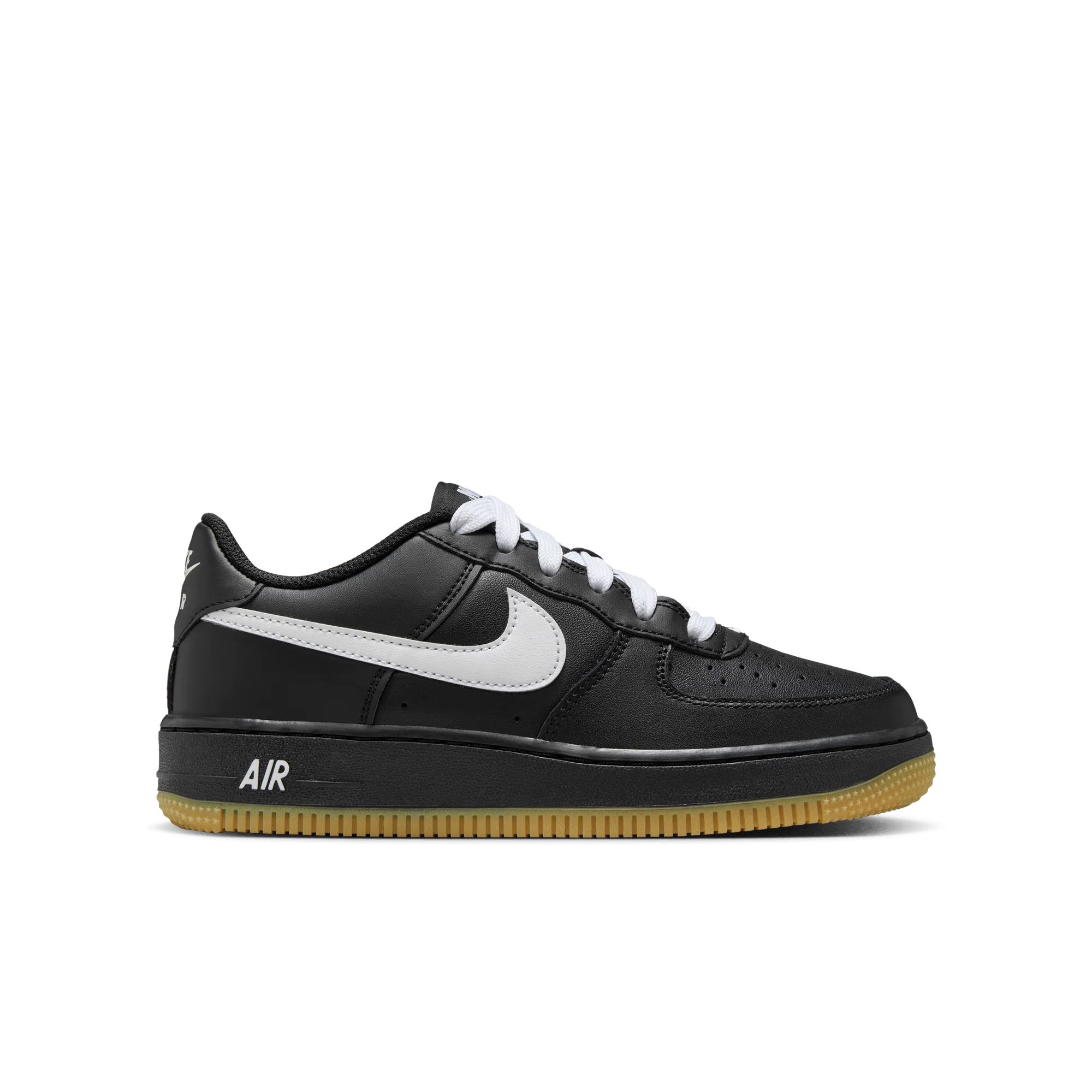 Nike Air Force 1 Low LV8 Black Gum Light Brown White (GS)