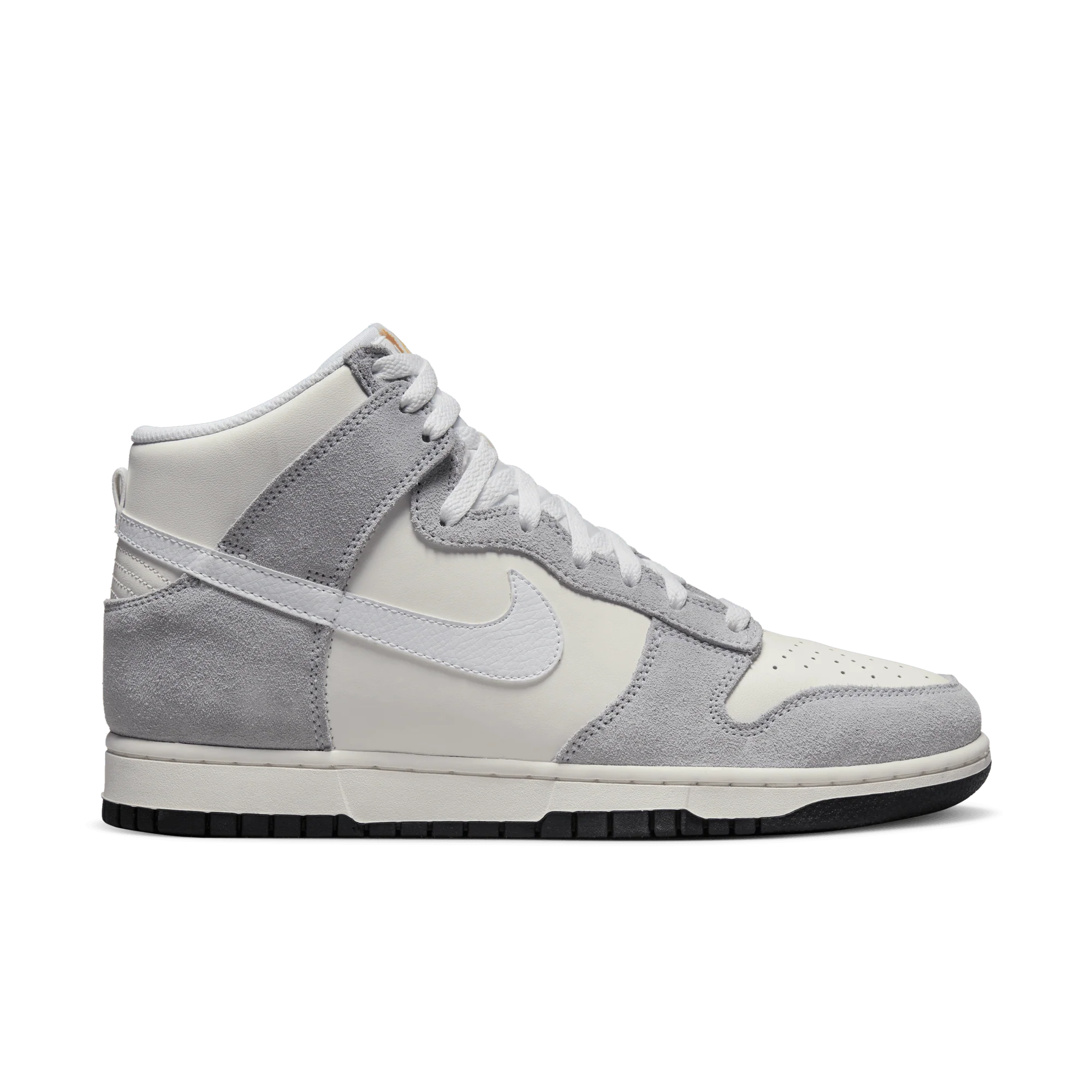 Nike Dunk High Retro Sail Pure Platinum Black White