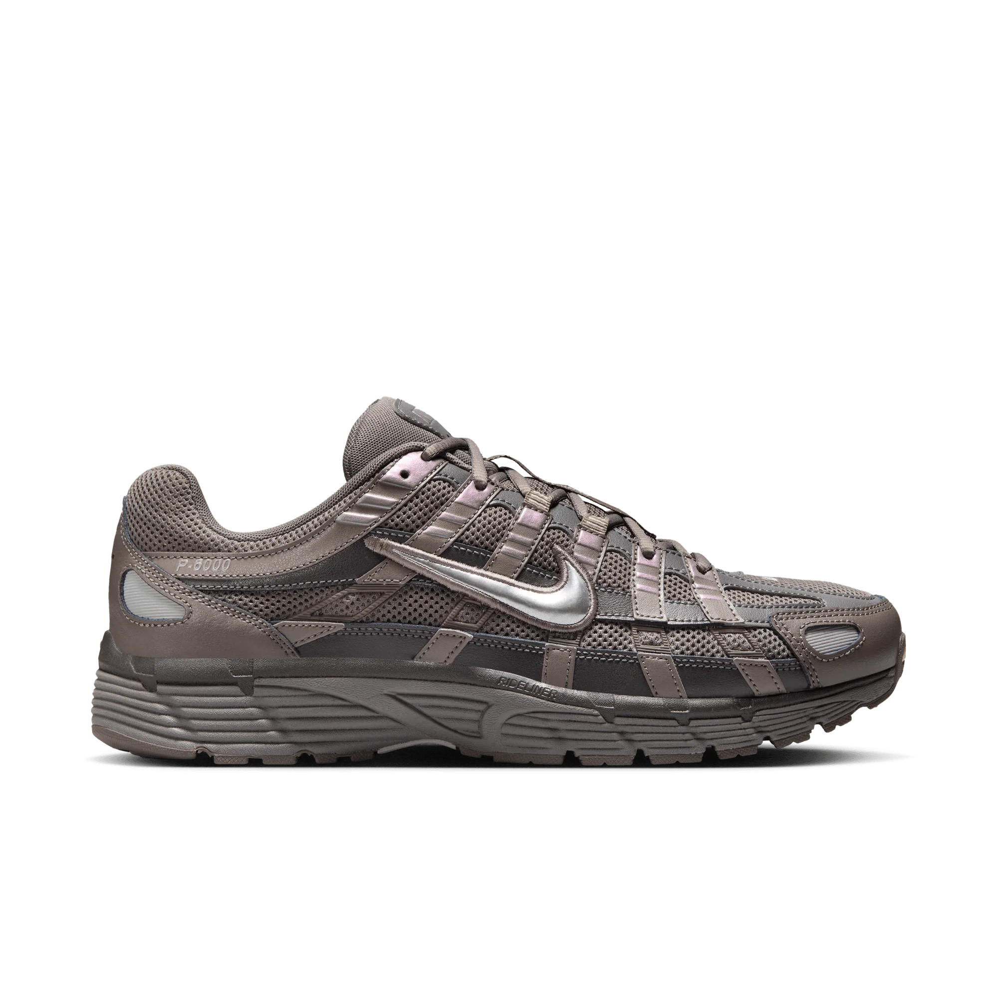 Nike P-6000 Cave Stone Medium Ash Flat Pewter Metallic Silver