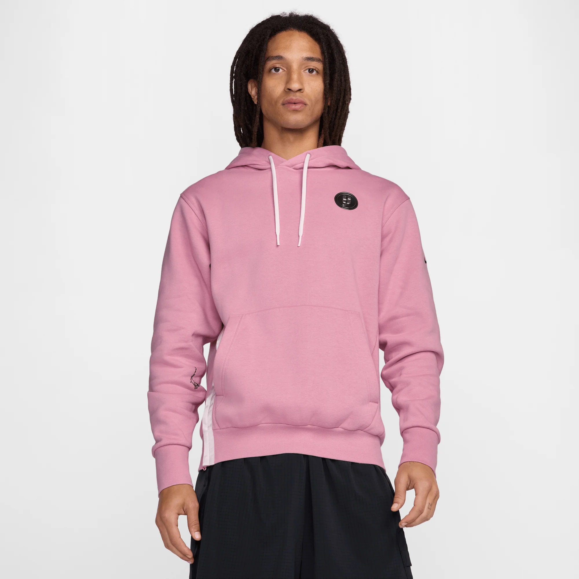 Sabrina Fleece Basketball Hoodie Elemental Pink/Pink Foam/Black